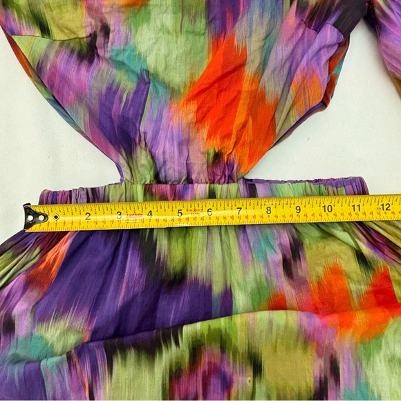 Karlie One-Shoulder Maxi Dress Purple Multicolor Lined - Picture 11 of 14